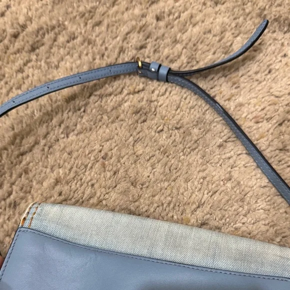 Coach denim Hayden Blue Floral Crossbody Bag with tea floral appliqué - Picture 3 of 7